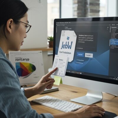 폰트 관리, 속도 2배 높이는 비법! 윈도우/맥 완벽 정리