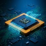 CPU 코어 내부에서 여러 스레드가 처리되는 모습을 시각화한 이미지