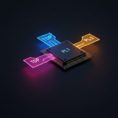 TDP, PL1, PL2 전력 흐름이 노트북 CPU를 효율적으로 제어하는 모습
